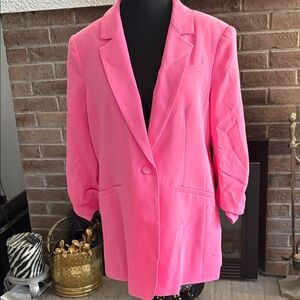 Cinq à Sept Khloe Vibrant Pink Blazer
